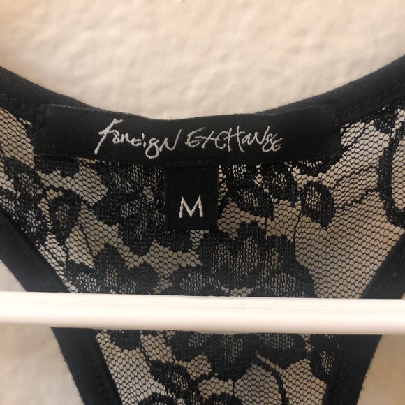 Foreign Exchange Lace Razor Back Tank - Picture 2 of 3